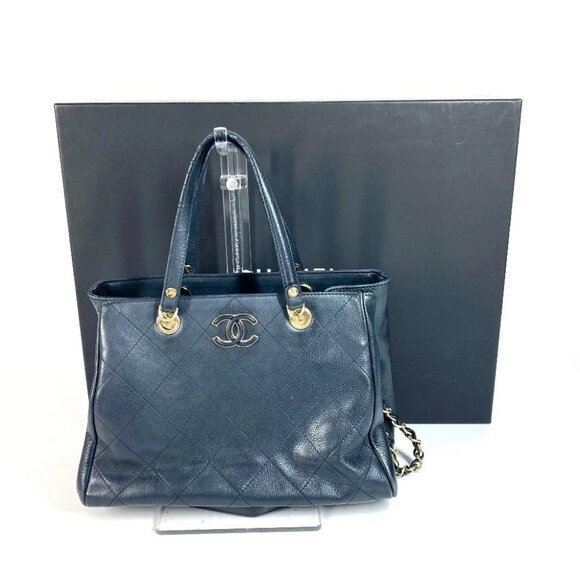 CHANEL AS0355 Hand Bag Small Shopping Bag Shoulder bag 2WAY bag Tote bag - Picture 1 of 16